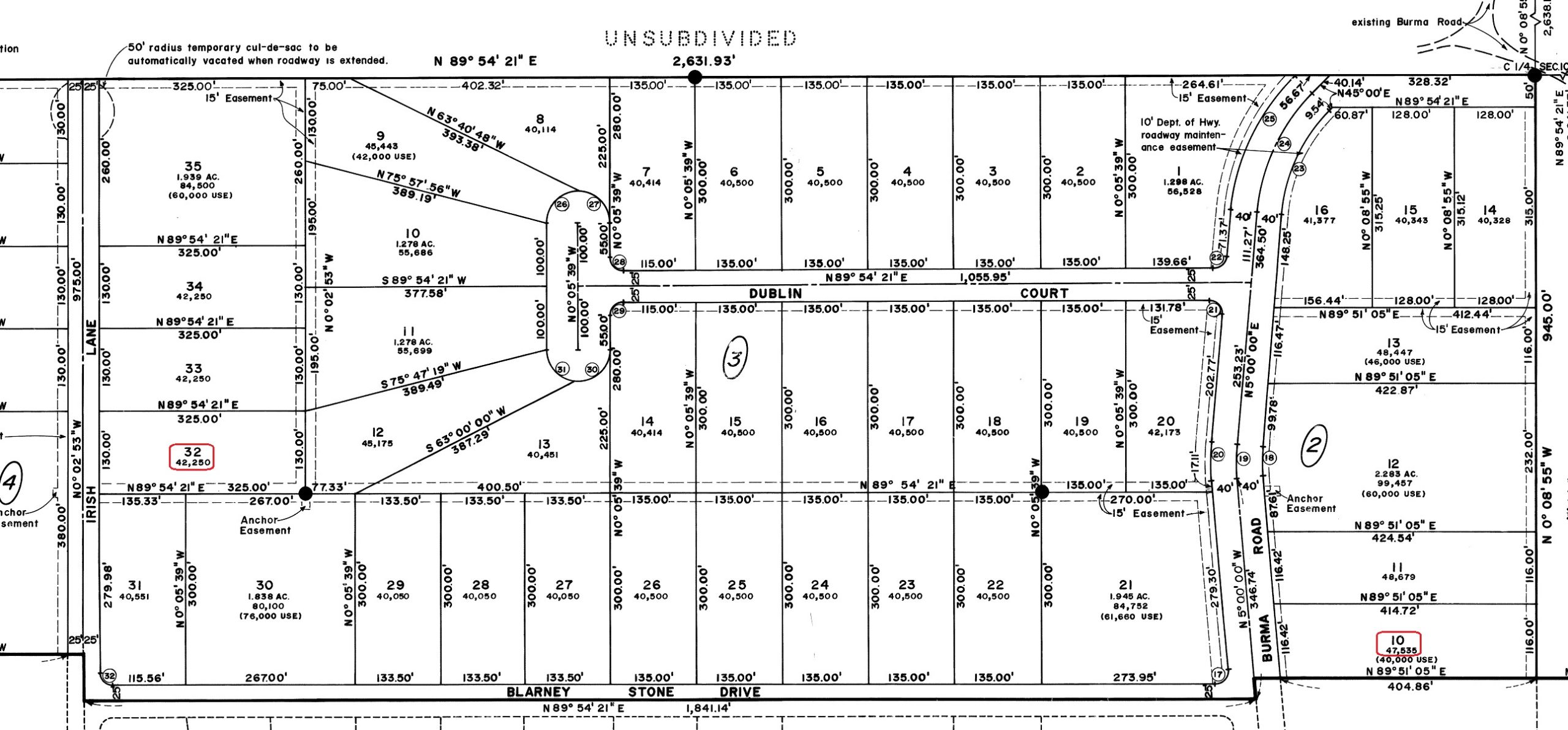 File #P142 - Unrestricted Lots off Burma Road (Sold 05-2024 ...